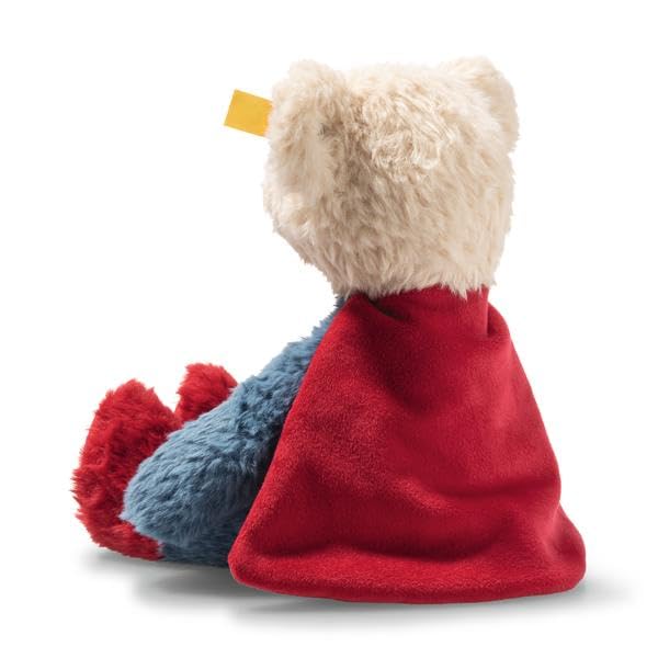 Steiff DC Superhero Teddy Bear - Officially Licensed Plush Toy Collectible Premium Soft Stuffed Animal for Kids & Collectors, DC Superman 12" Tall - Image 4