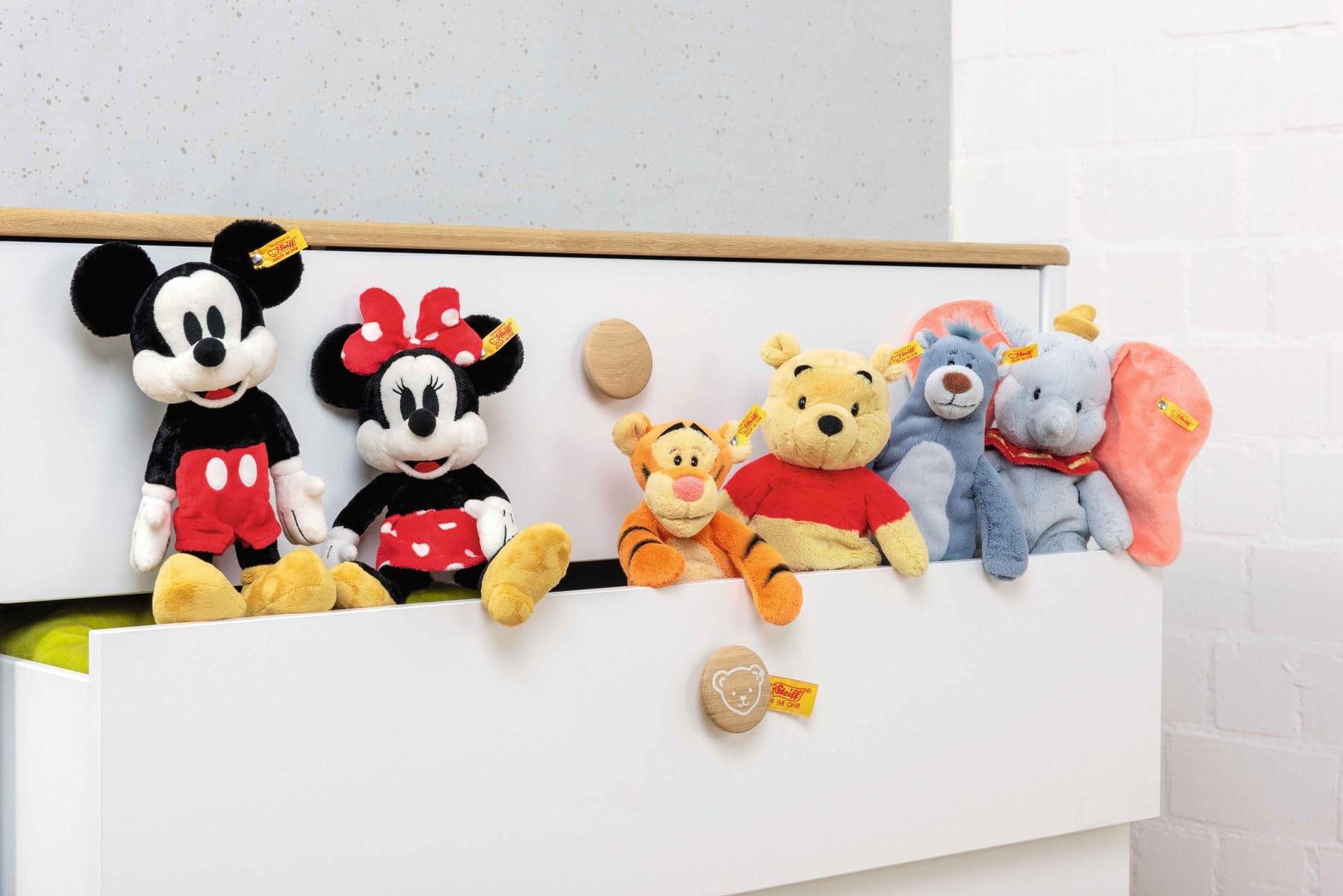 Steiff Handcrafted Since 1880 Premium Plush Disney Originals Mickey Mouse Stuffed Toy - 12" Mickey Mouse - Image 6