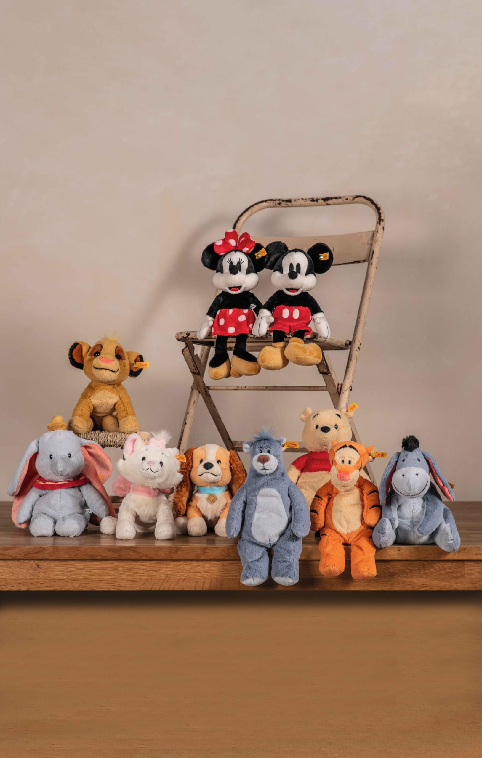 Steiff Handcrafted Since 1880 Premium Plush Disney Originals Mickey Mouse Stuffed Toy - 12" Mickey Mouse - Image 8