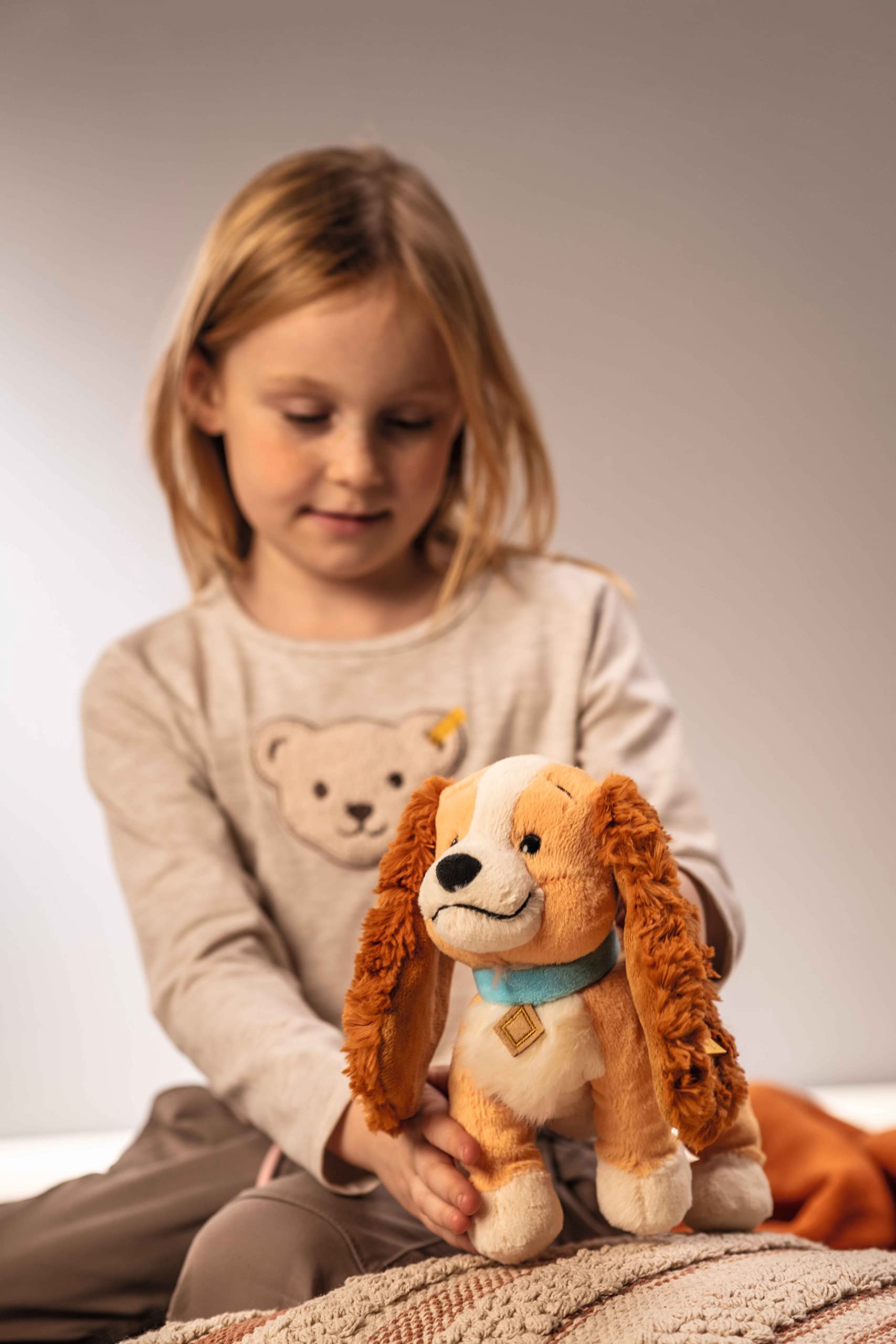 Steiff Handcrafted Since 1880 Premium Plush Disney Originals Lady & The Tramp Stuffed Animal - 9" Lady - Image 4