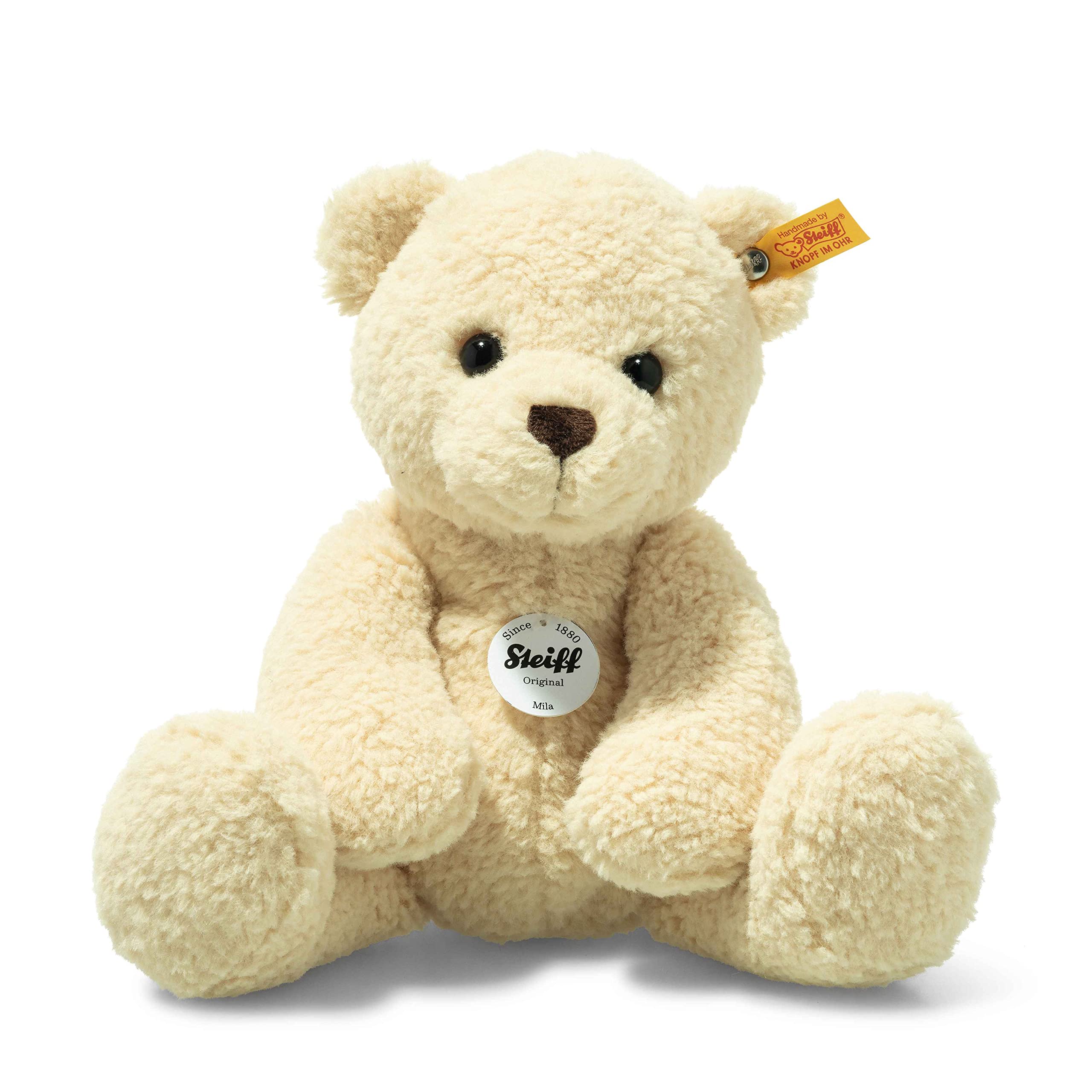 Steiff Mila Teddy Bear, Blonde, Premium Stuffed Animal Plush Small - Image 3
