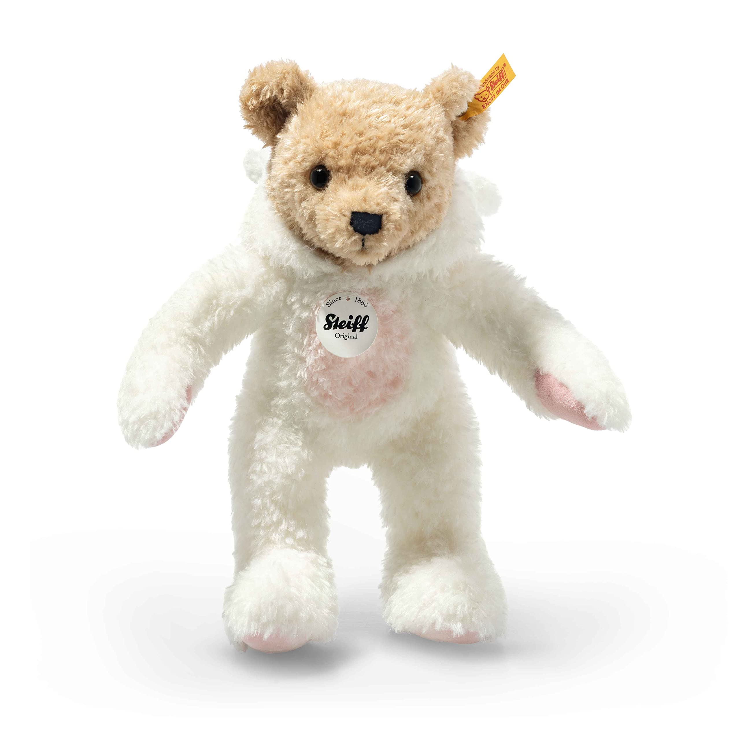 Steiff Teddy Bear in Bunny Hoodie Costume, Year of the Rabbit, Teddybear Stuffed Animal, Plush Bear Cuddly Toy, Machine Washable, 11 inches - Image 3